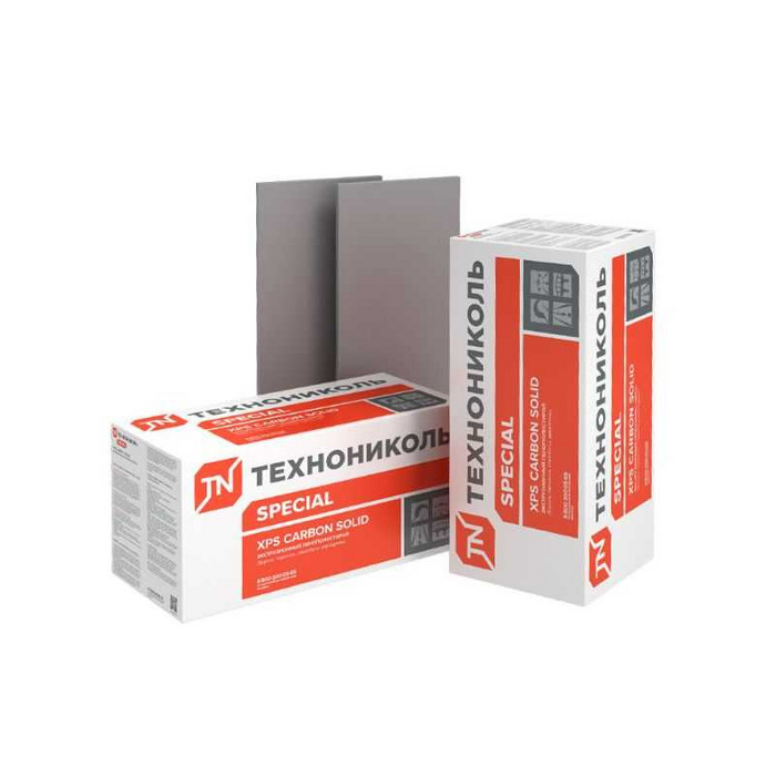 Экструдированный пенополистирол Технониколь XPS CARBON SOLID ТИП Б 50х580х1180-L